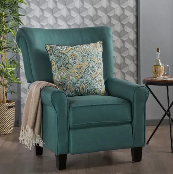 Wide Manual Standard Recliner - Teal