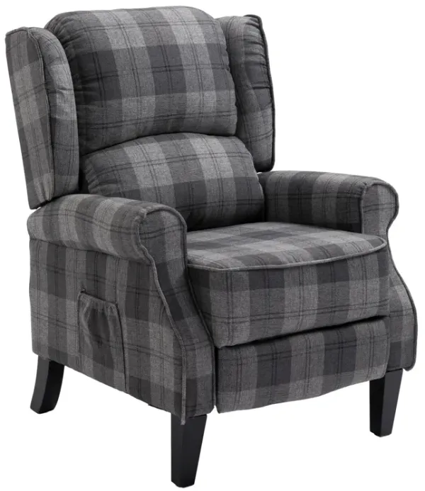 Vintage Armchair Sofa Comfortable Upholstered Leisure / Recliner Chair For Living Room