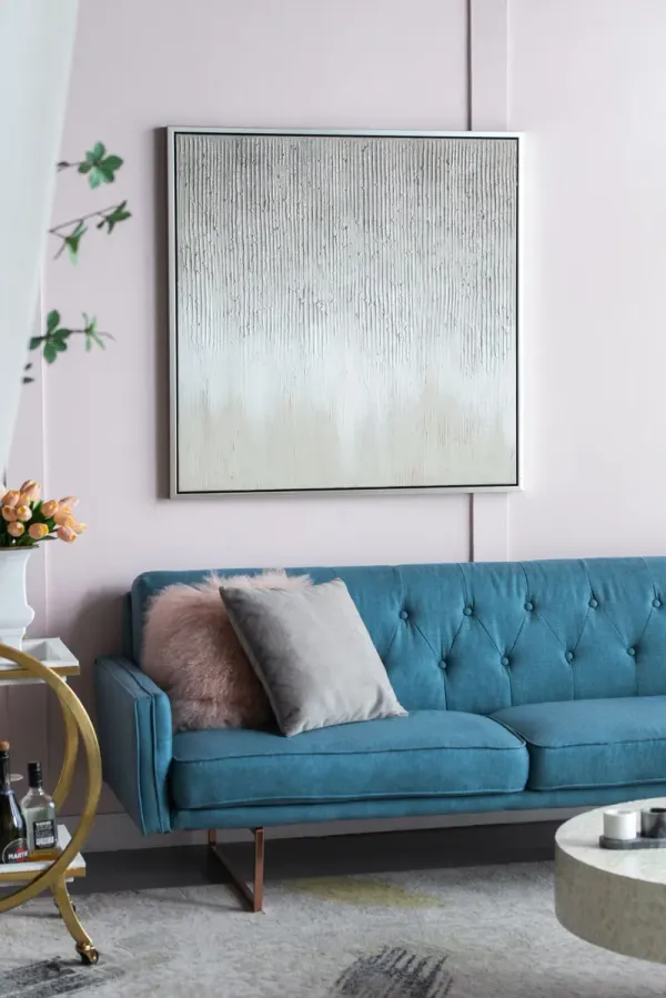 Sunshine Framed Hand Painted Canvas Print Wall Art, Wall Decor For Living Room - Multicolor