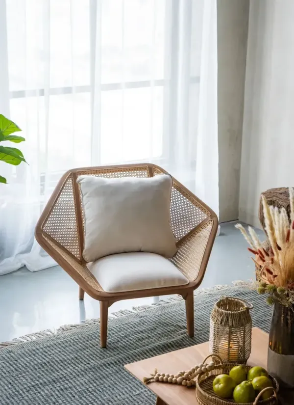 Tectona - Teak Leisure Chair - Natural Wood / Brown