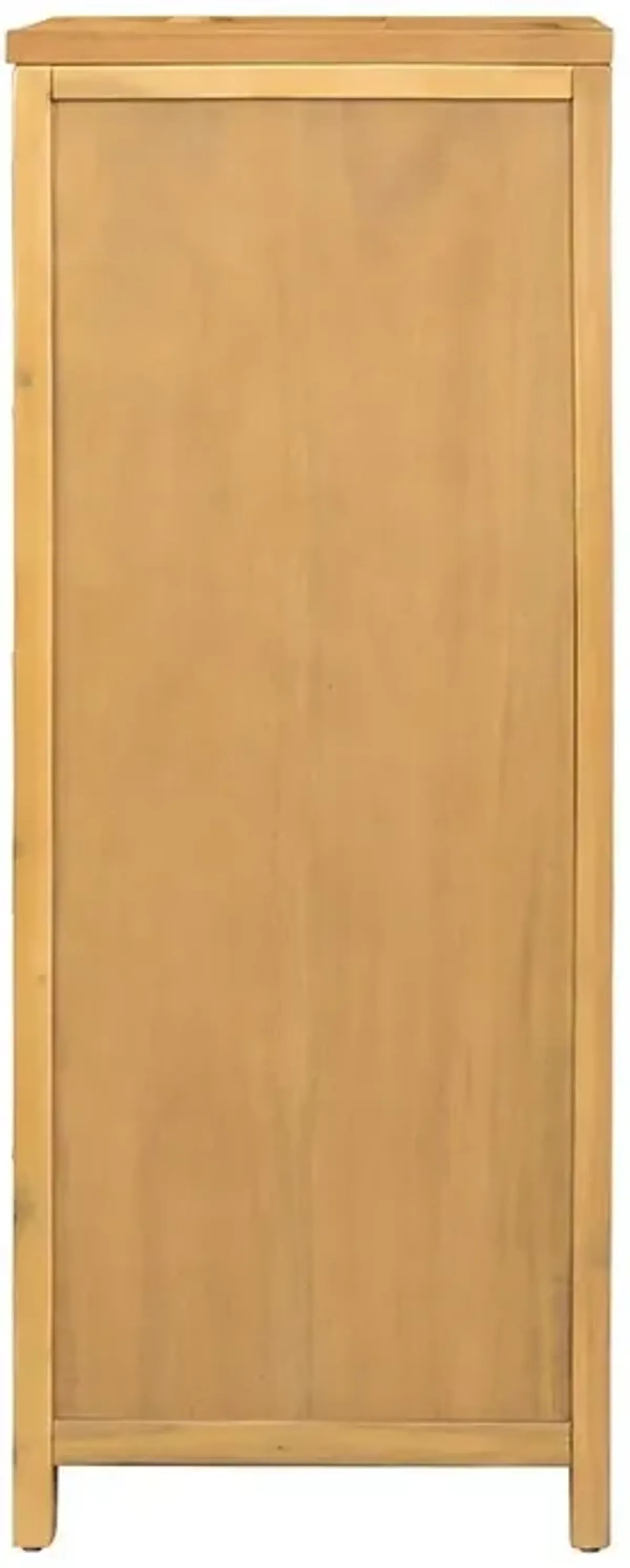5 Drawer Dresser - Natural Wood / Brown