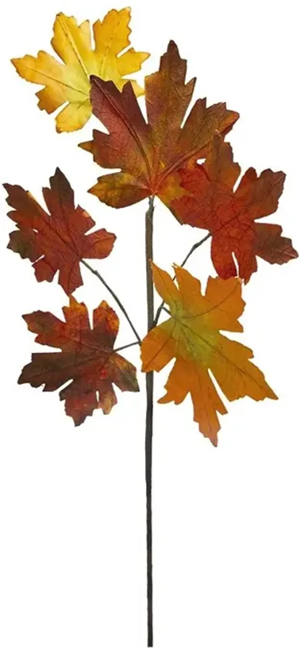 Paper Maple Leaf Spray, Botanicals Decor For Harvest Festival Fall Festival & Thanksgiving Table Decorations
