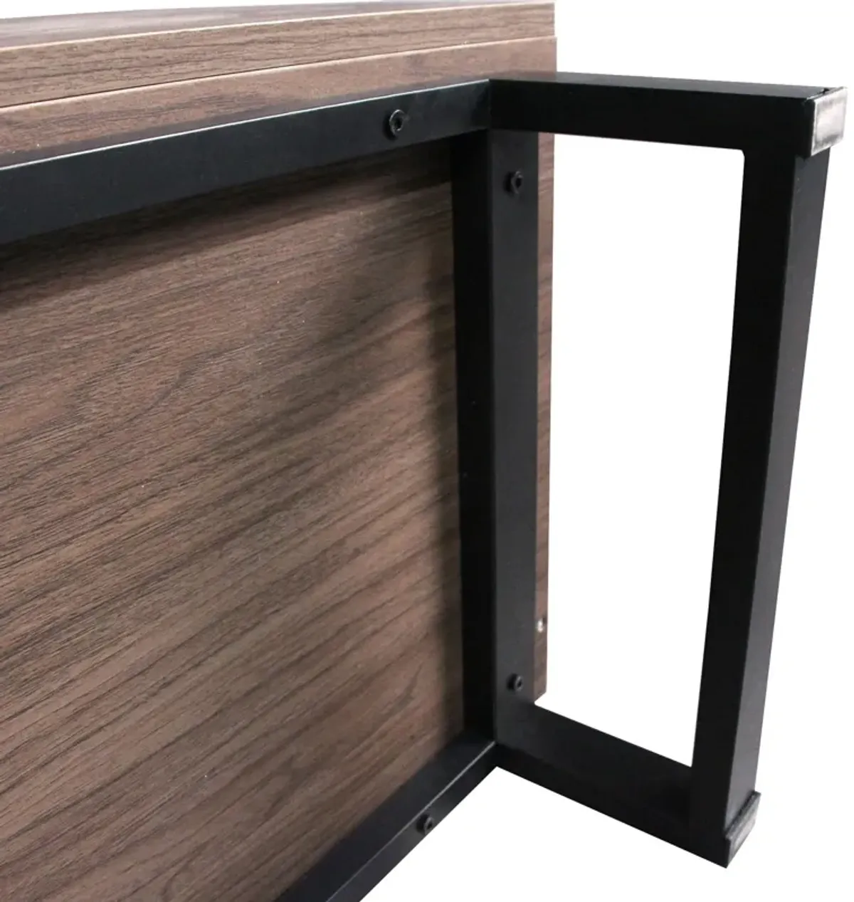 Modern TV With 3 Cabinets & Open Shelves, Color-Matching Media Console Table For Tvs Up To 80'', Entertainment Center With Drop Down Door For Living Room - Dark Brown
