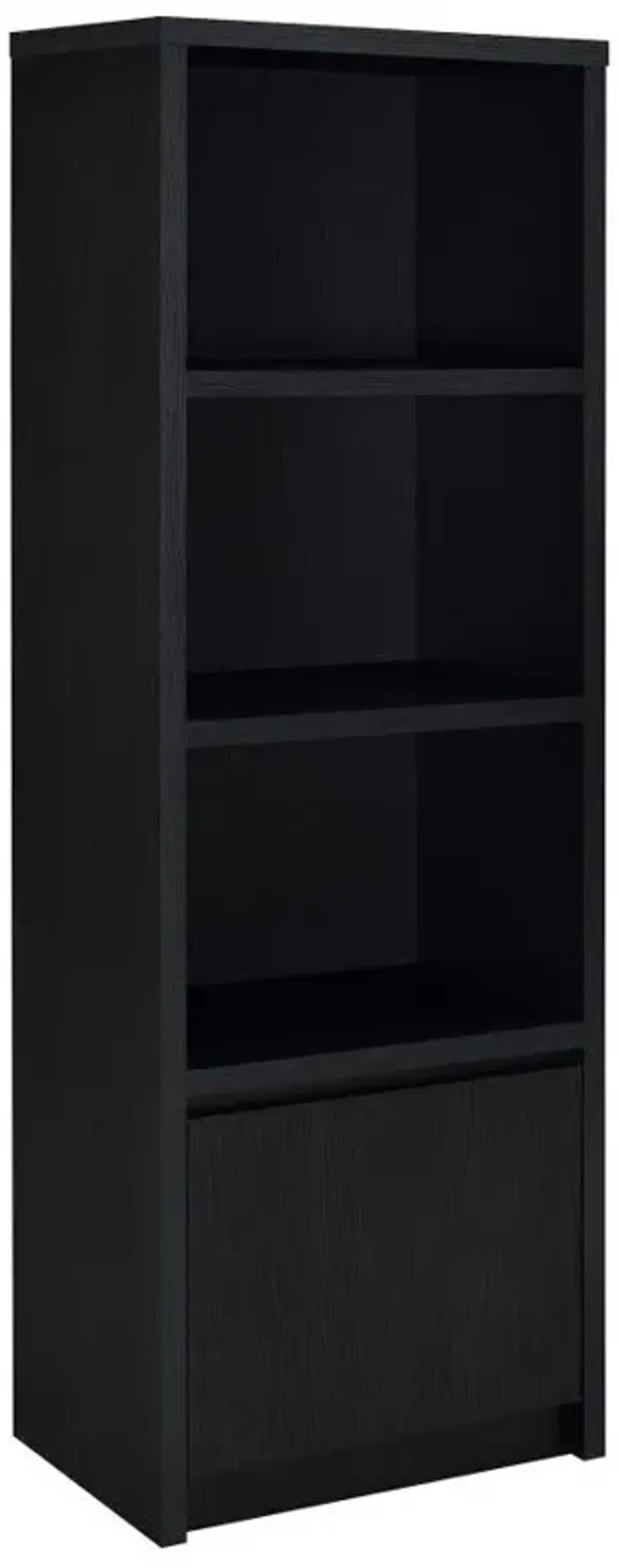 Winfield - 3-Sheld Media Tower Entertainment Pier - Black