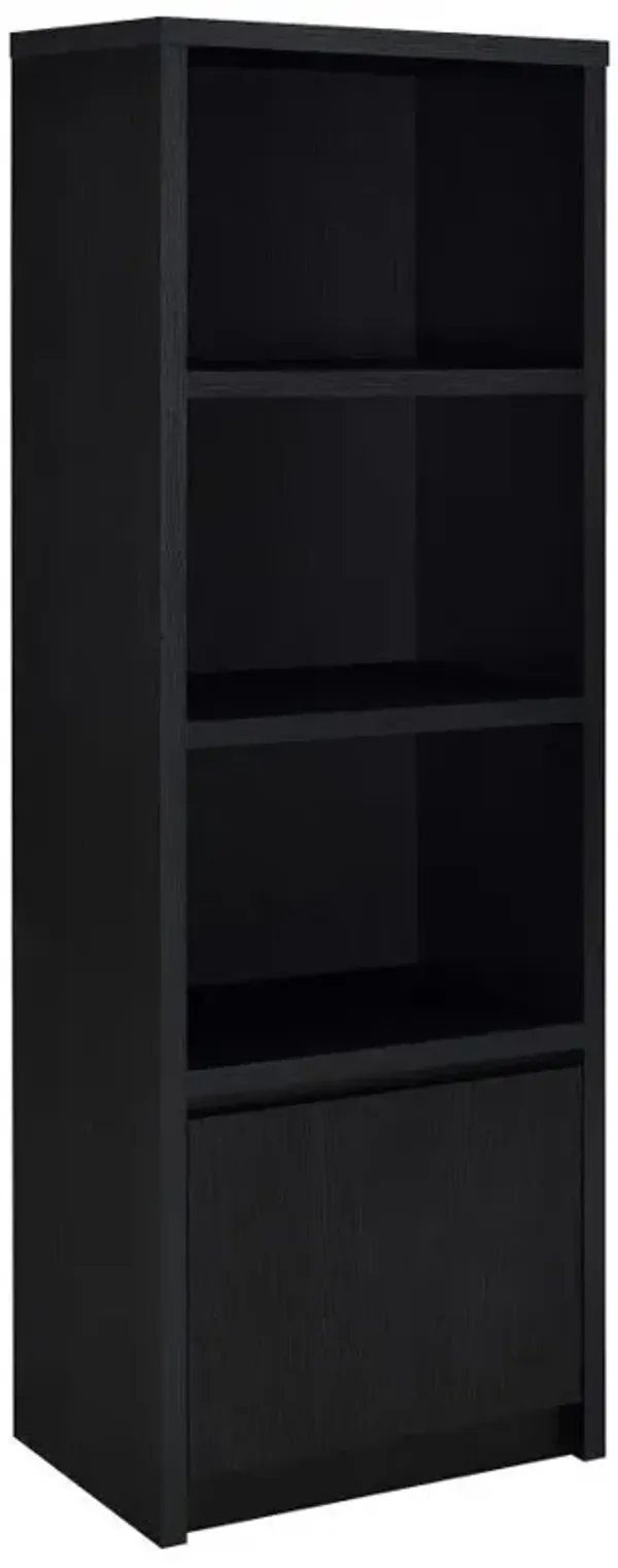 Winfield - 3-Sheld Media Tower Entertainment Pier - Black