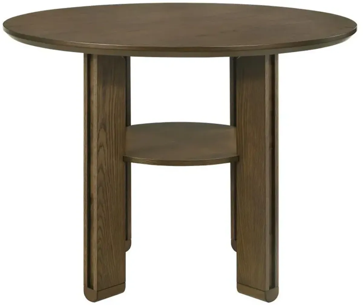 Ottowa - 5 Piece Round Counter Height Dining Room Set - Brown
