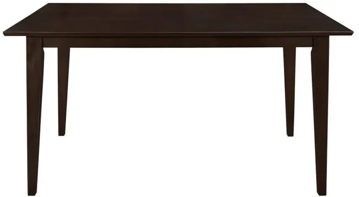 Gabriel - 5 Piece 59" Rectangular Dining Set - Cappuccino