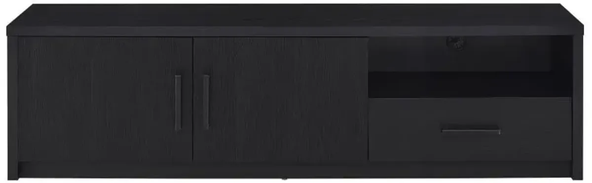 Murray - 70" 2-Door TV Stand Media Console - Black
