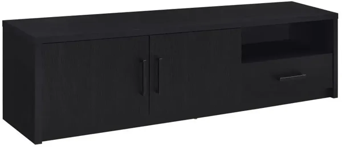 Murray - 70" 2-Door TV Stand Media Console - Black