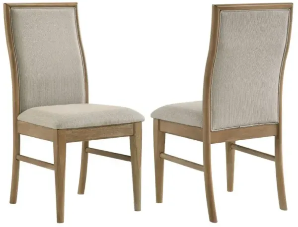 Adina - Upholstered Dining Side Chair (Set of 2) - Barley