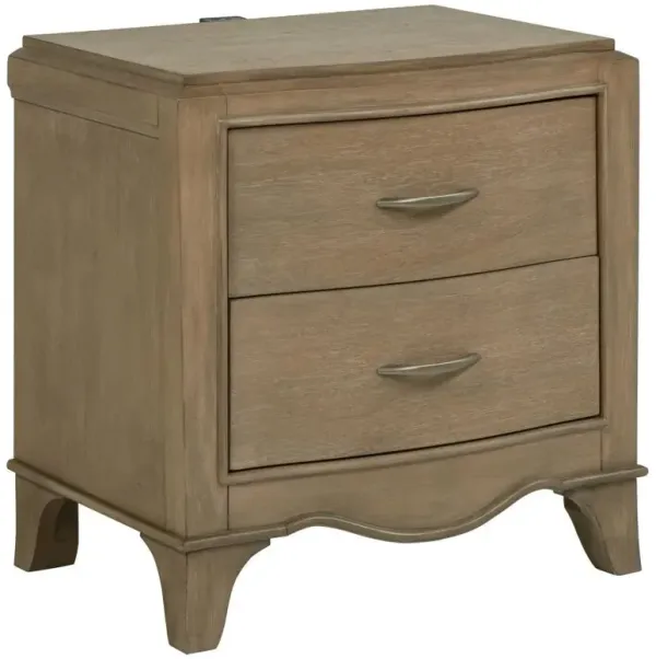 Revello - 2-Drawer Nightstand Bedside Table - Washed Mango