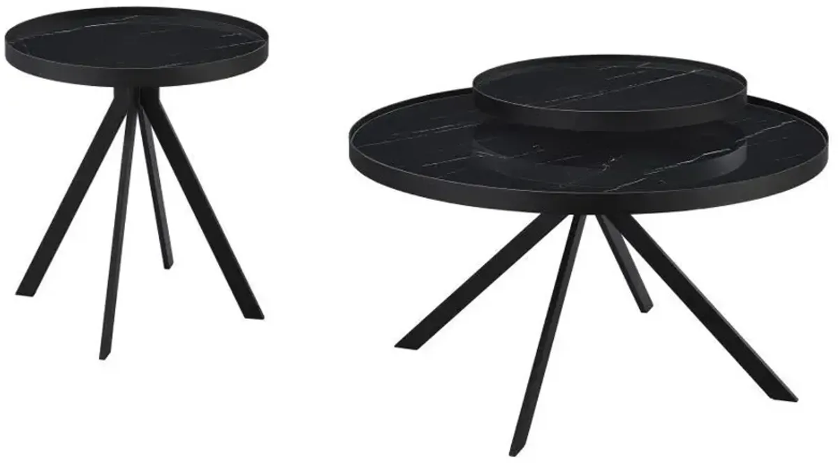Briggs - Round Coffee And End Table Set