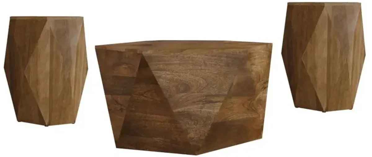 Zalika - Solid Wood Coffee And End Table Set