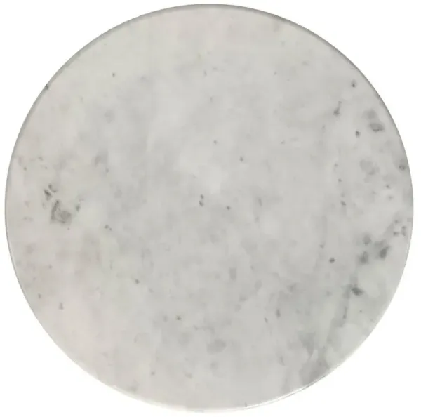 Hermas - Round Marble Coffee And End Table Set