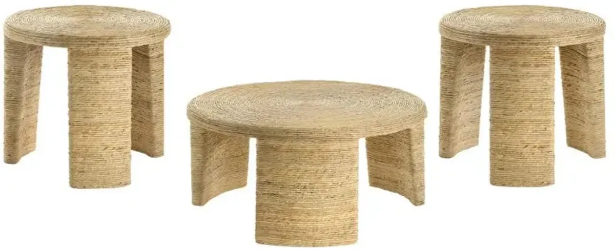 Artina - Rattan Coffee And End Table Set