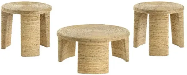Artina - Rattan Coffee And End Table Set