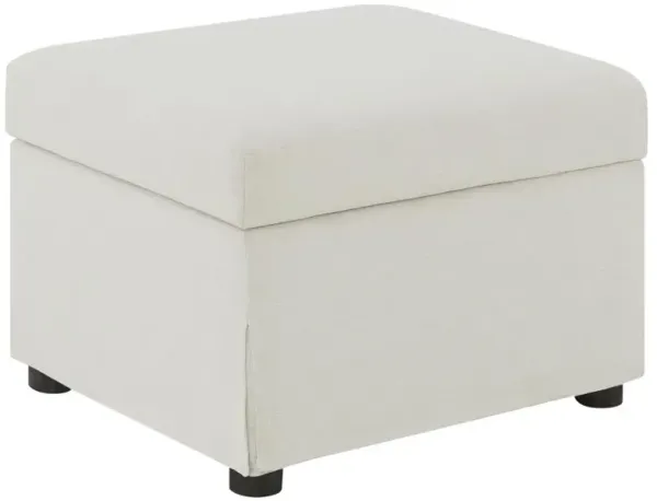 Winter - Upholstered Hydraulic Lift Top Storage Ottoman