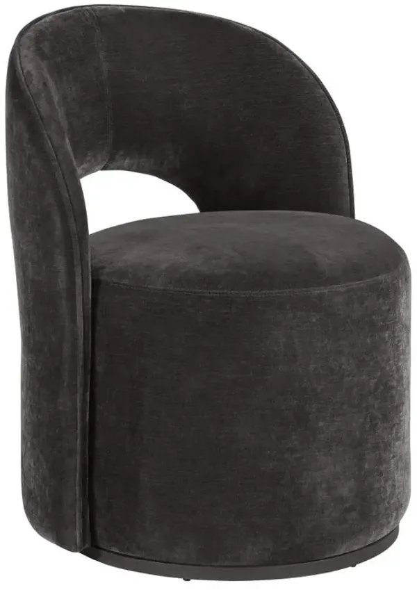 Harjo - Velvet Upholstered Swivel Accent Chair