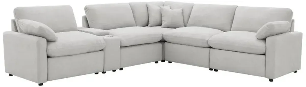 Collins - 6-Piece Modular Power Reclining Sectional