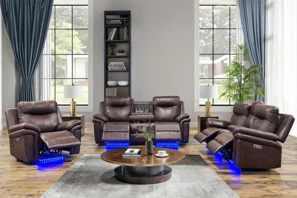 3 Piece Power Reclining Living Room Set
