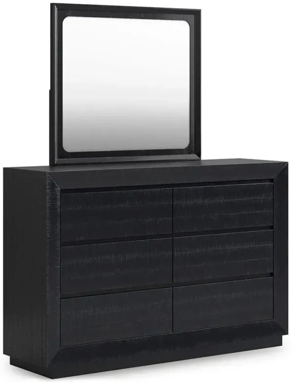 Londer - Dresser And Mirror - Black