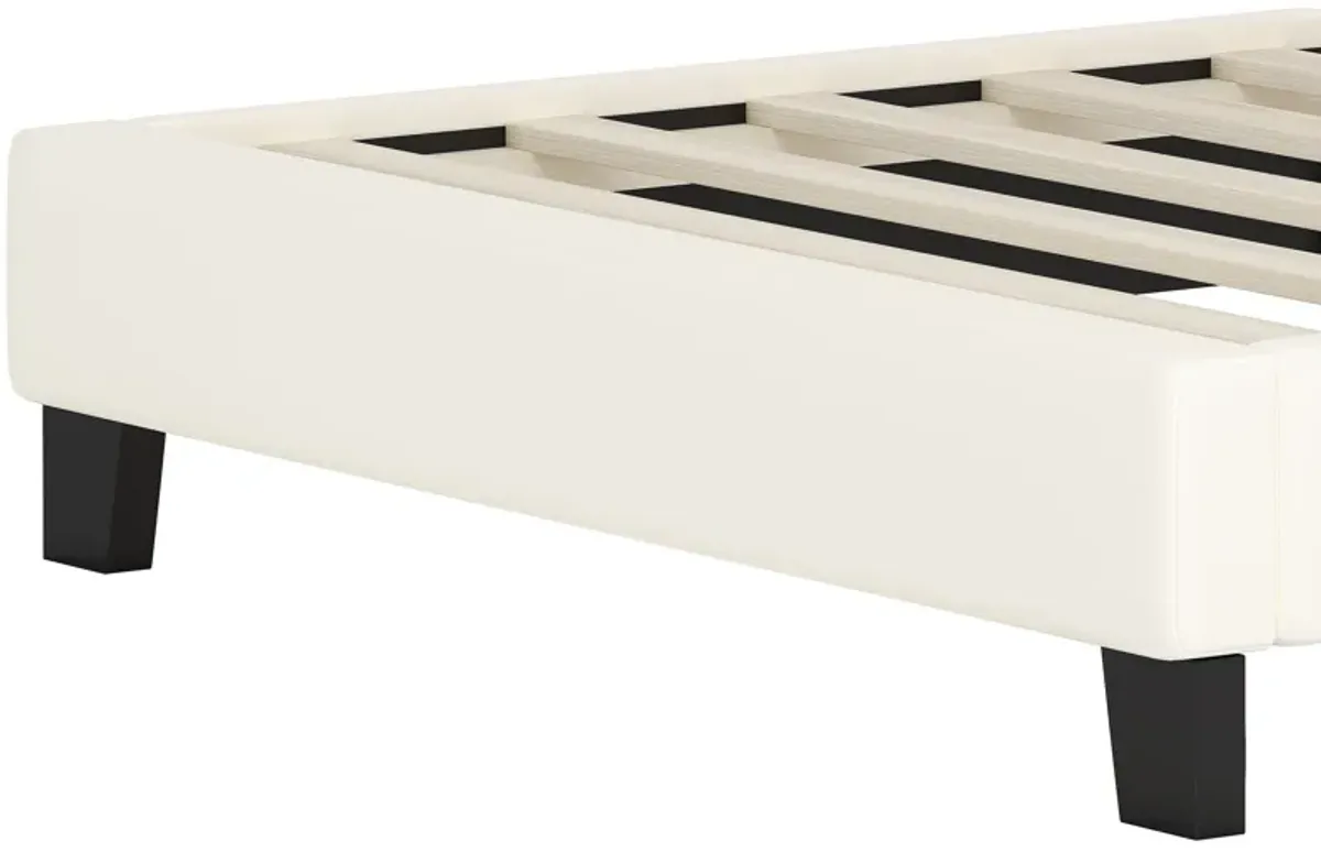 Upholstered Princess Platform Bed With Crown Headboard