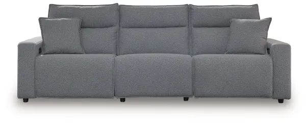 ModMax II - Salt And Pepper - Reclining Sectional