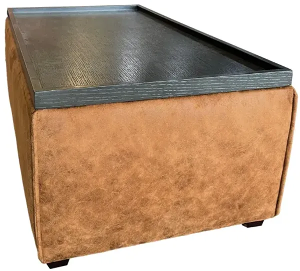 Logan - Modular Sofa Storage Ottoman - Brown