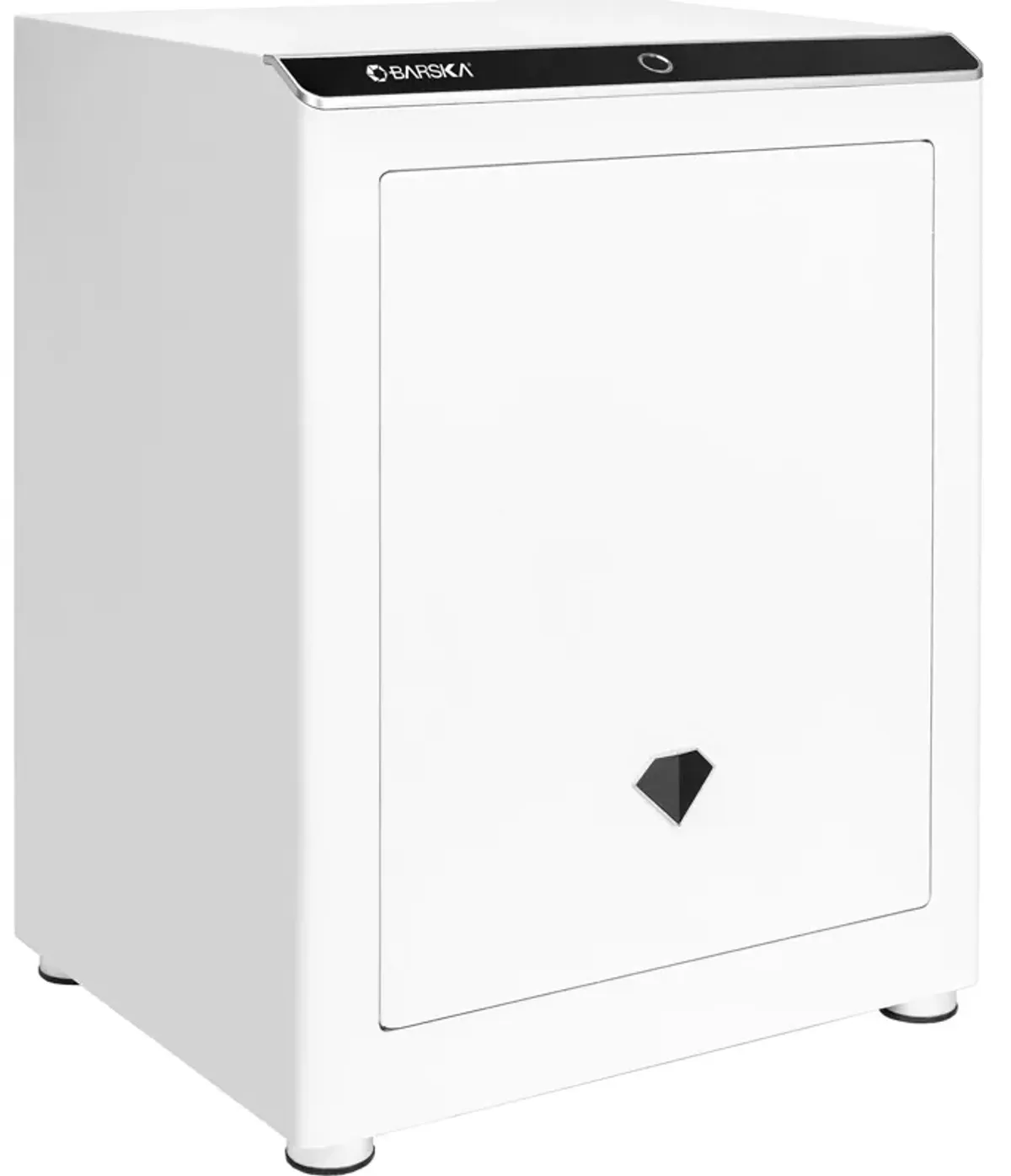 Diamond 2.4 Cu. Ft Touchscreen Biometric Keypad Security Safe - White