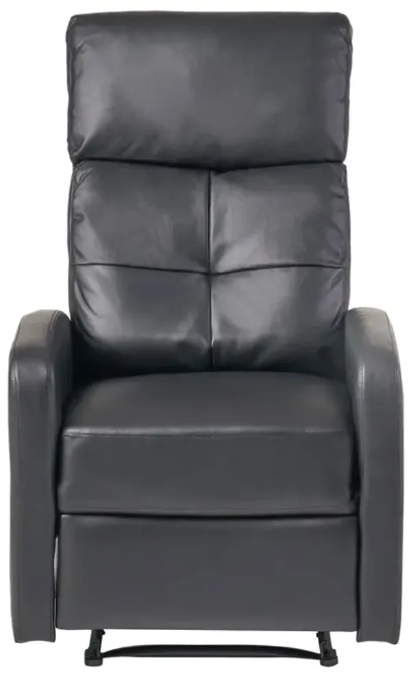 Wide Manual Standard Recliner - Black