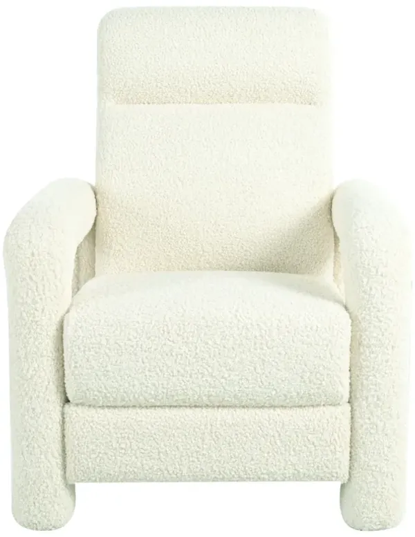 Push Back Recliner Armchair Upholstered Recliner Chair Single Sofa With Adjustable Backrest