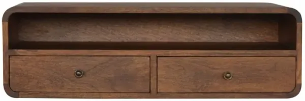 Floating Open Console - Chestnut