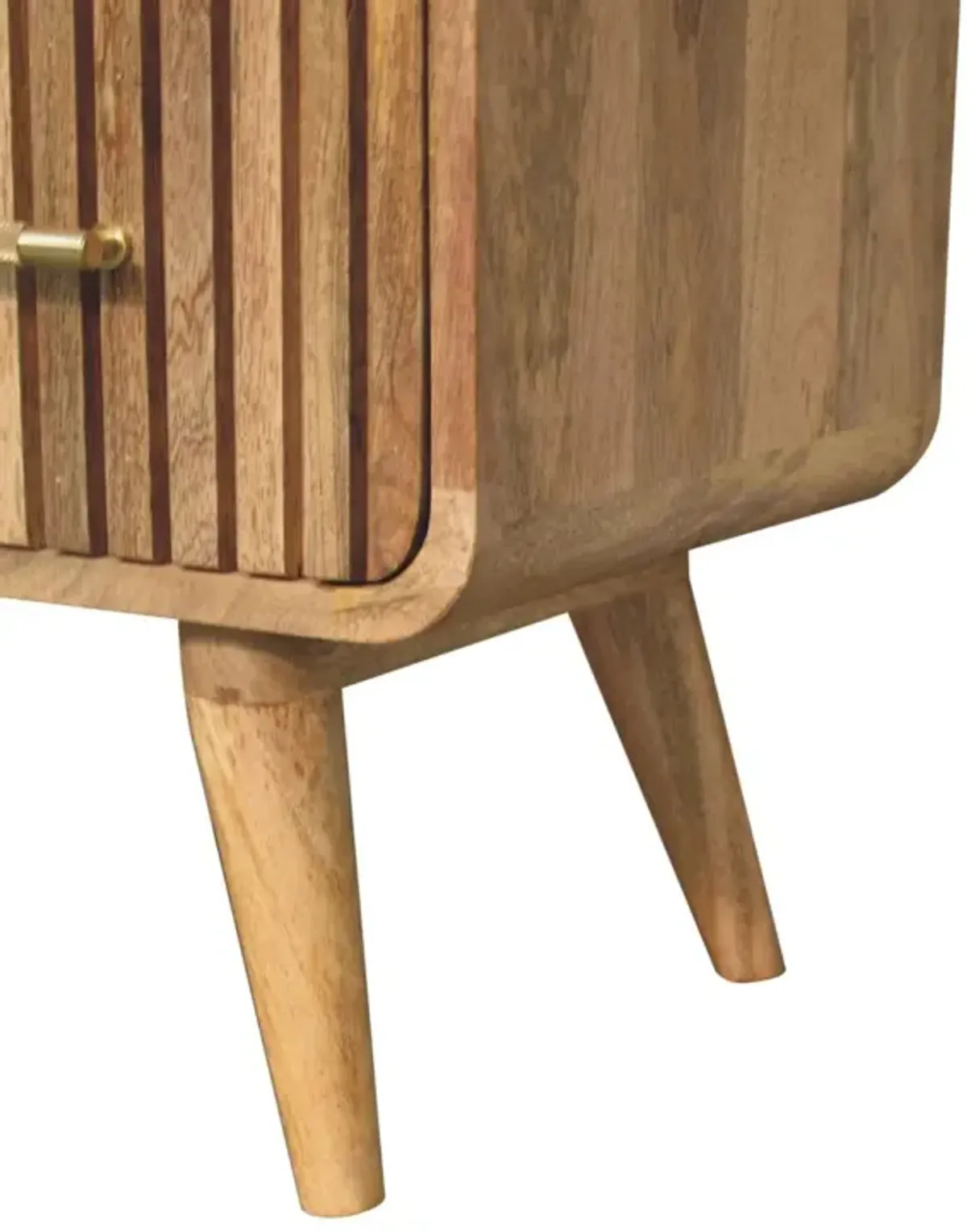 Artisan Furniture T Bar Ridged Chest - Brown