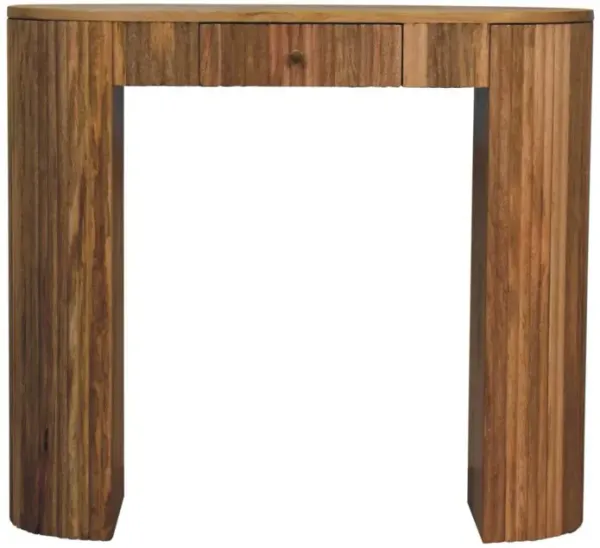 Soba - Straight Console Table - Oak