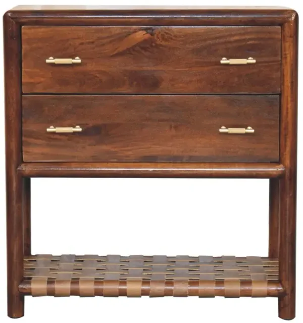 Regency - Woven 2 Drawer Nightstand - Brown