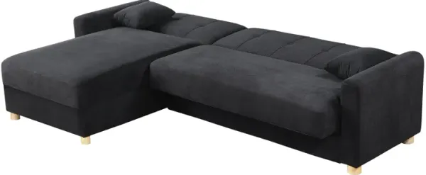 Thomas - 99.5" Convertible Sleeper Sectional Sofa with Reversible Chaise and Storage