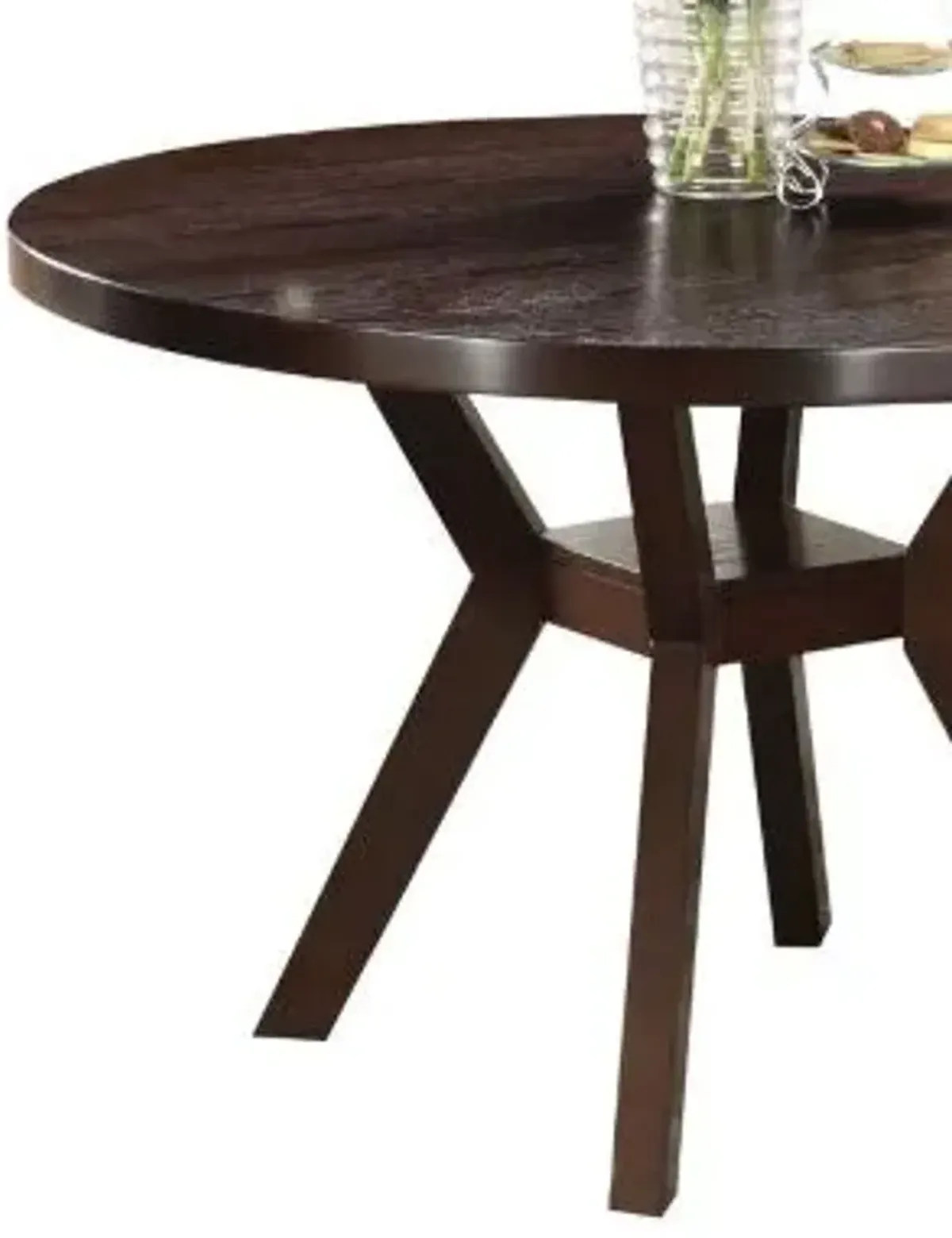 Drake - 5 Pieces Dining Room Set - Espresso / Gray