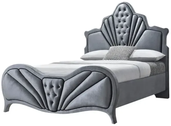 Dante - Queen Bed - Gray