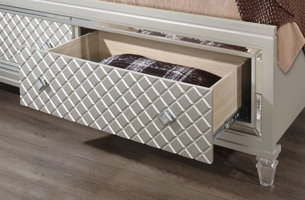 Cross - Elegant Design Bed With LED