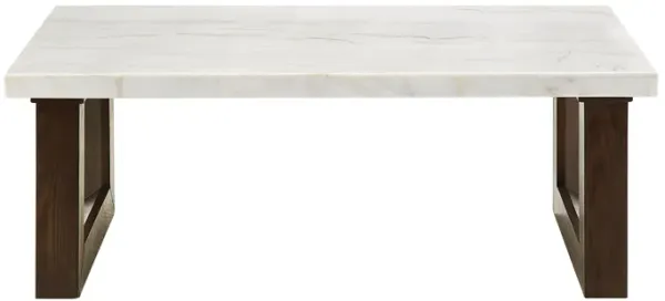 Edwyn - Natural Marble Top End Table