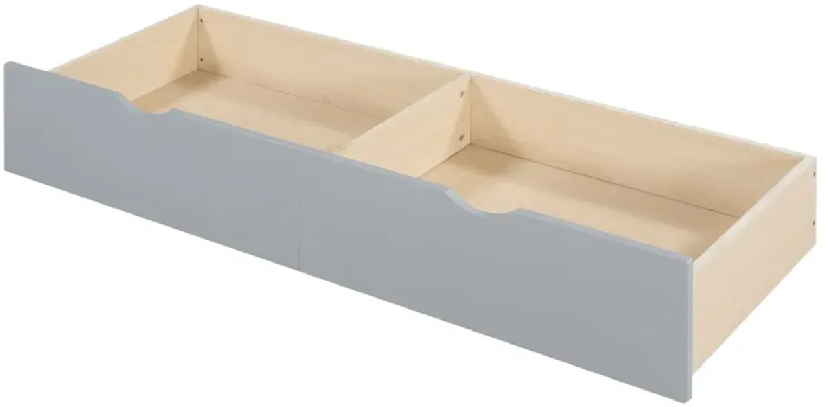 House Bed With Sofa, Kids Platform Bed With 2 Drawers And Storage Shelf