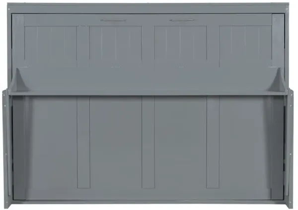 Murphy Bed With Hydraulic Lift & Desk Design