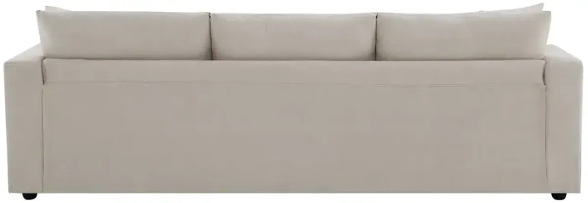 Modern Sectional Sofa With Throw Pillows, Cloud L Shaped Couch Set With Wide 4 Seat Comfy Couch Set With Movable Ottoman