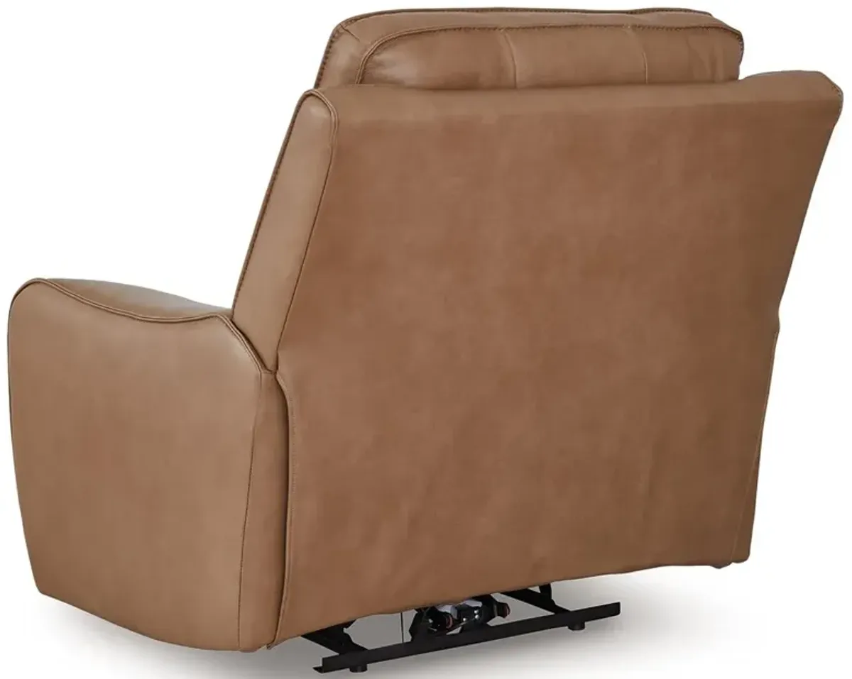 DeepWakes - Power Recliner / Adjustable Headrest - Caramel
