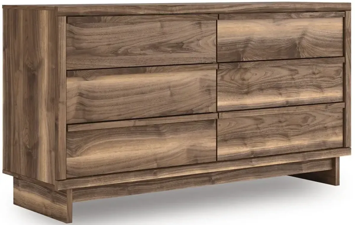 Chirason - Brown - Six Drawer Dresser