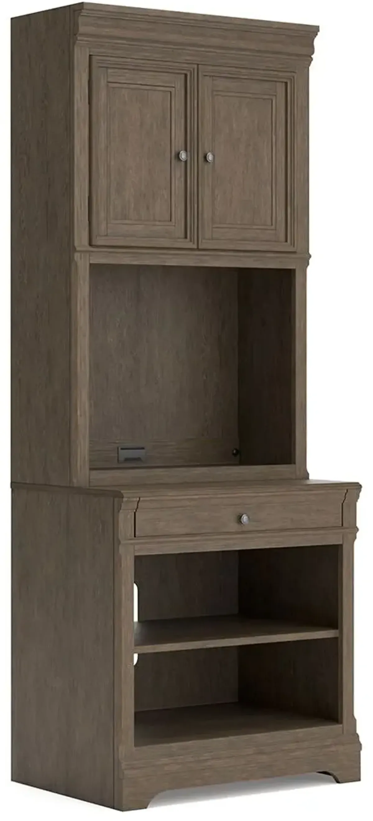 Janismore - Bookcase - Weathered Gray