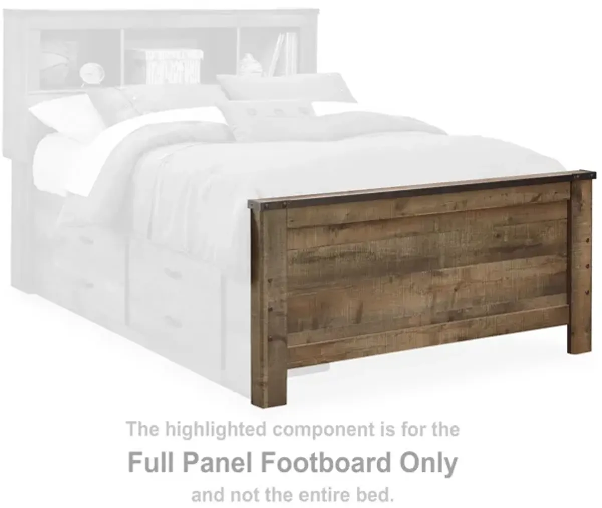 Trinell - Bookcase Storage Bed