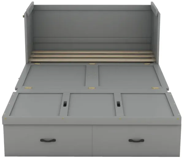 Murphy Bed With USB Port And A Large Drawer