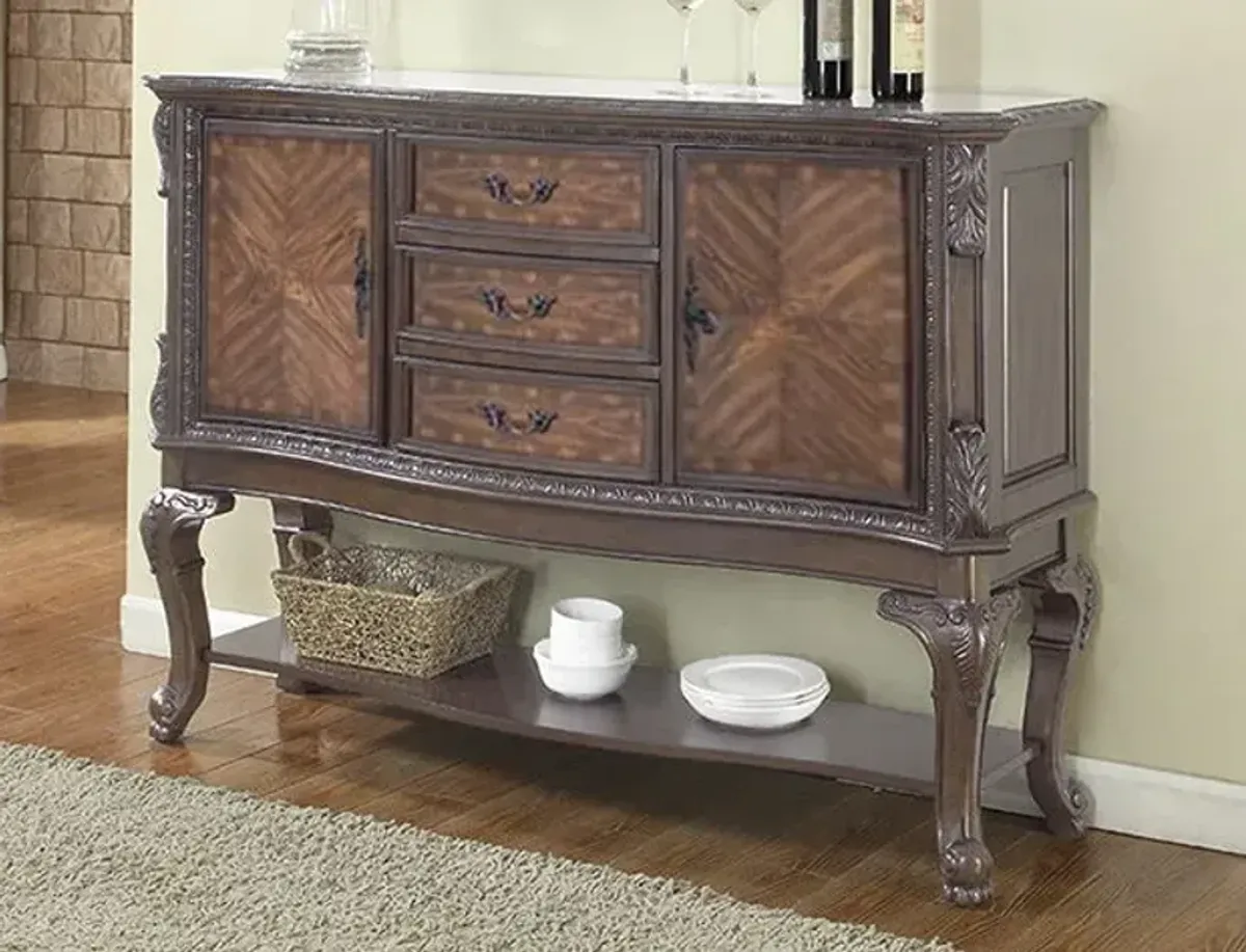 Kiera - Side Board - Dark Brown