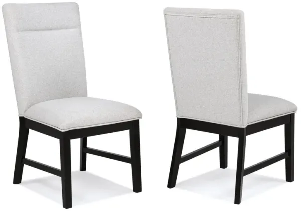 Sebastian - Side Chair (Set of 2) - Black / Gray